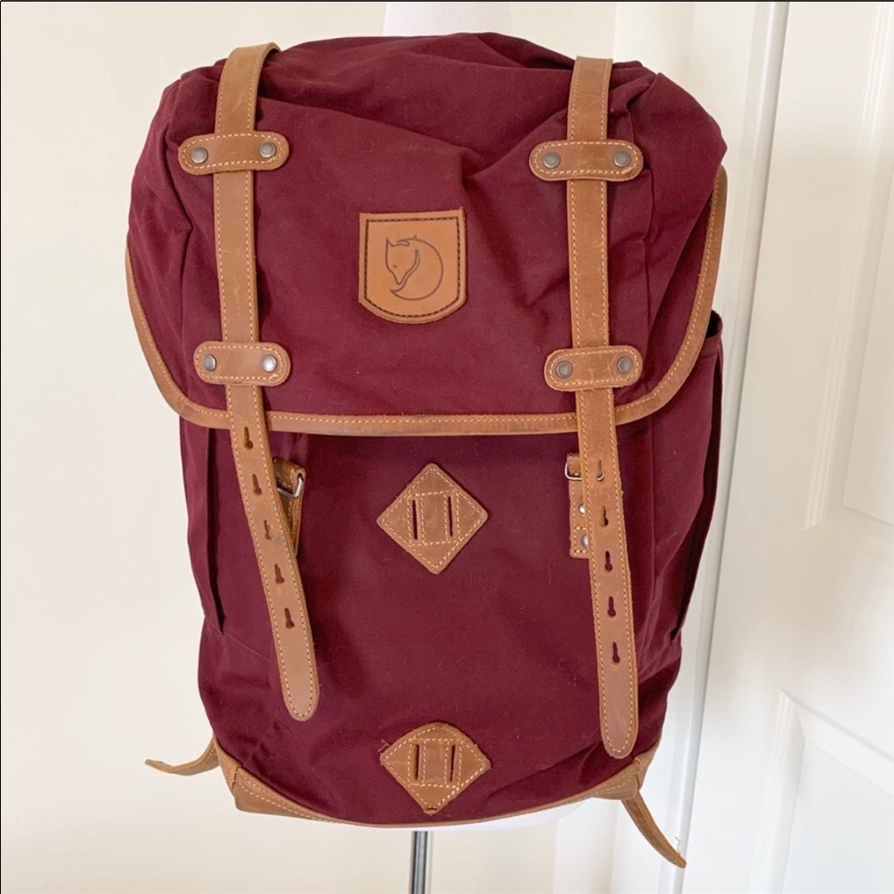 Fjallraven Maroon Rucksack No 21 Large G1000